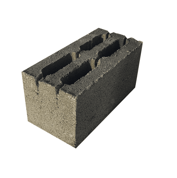 Bloc Fortan de perete cu 8 camere 395×200×190 din beton ușor, produs BetonMaster Chișinău